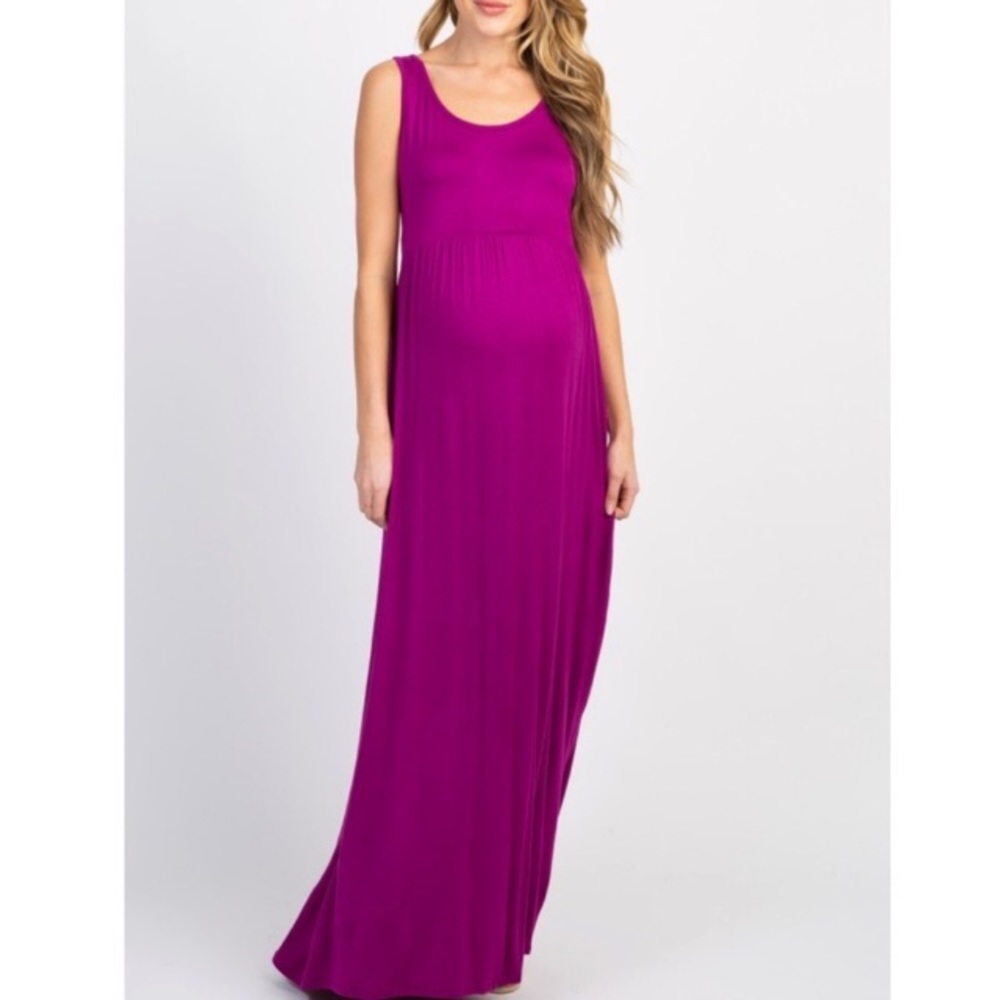 PinkBlush Magenta maxi maternity